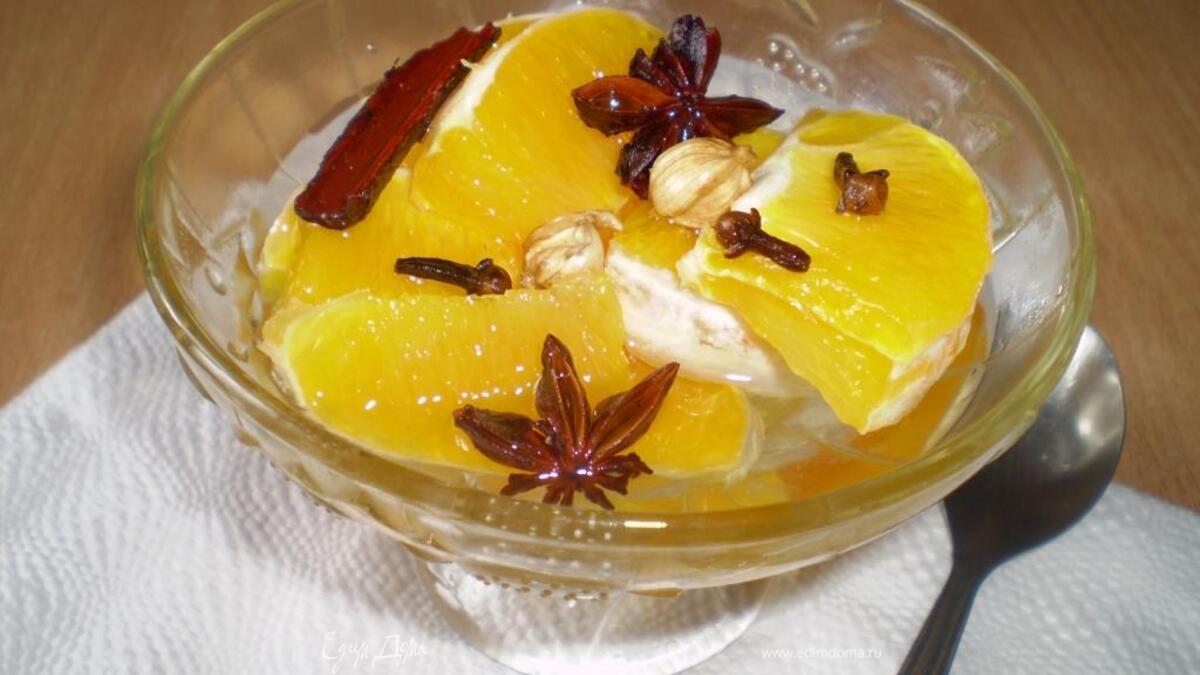 Апельсиновые дольки в сиропе