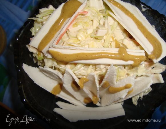 Салат "Капустный домик" Салат "Капустный домик"