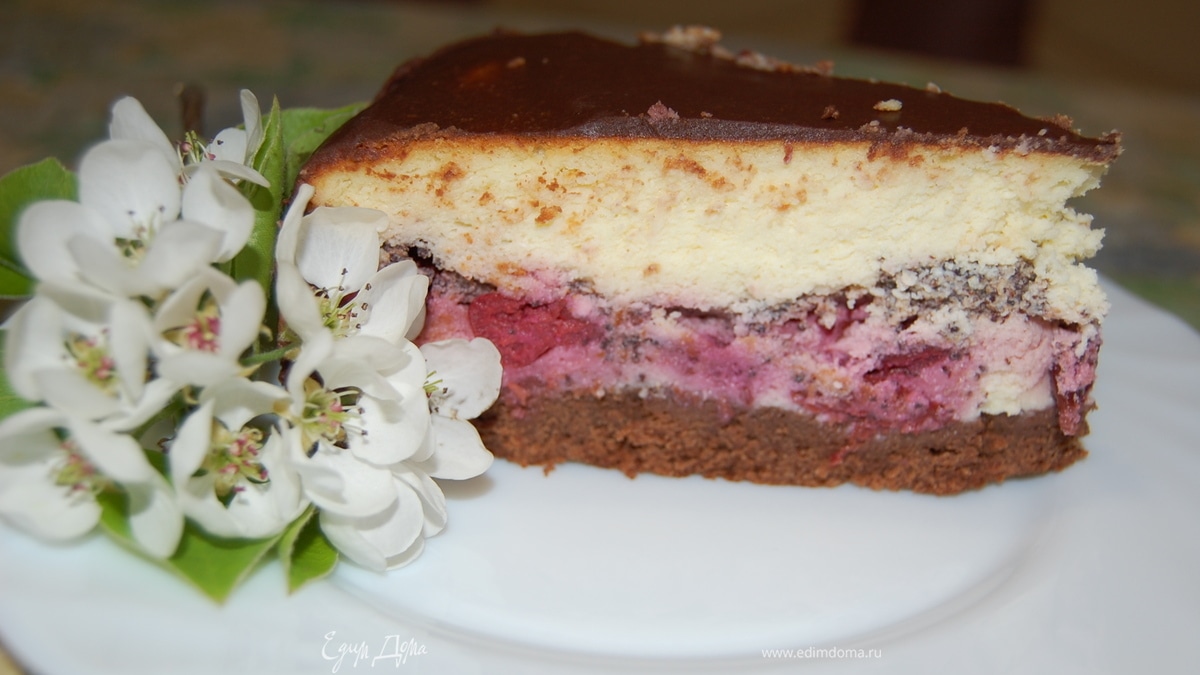 Вишнево-шоколадный сырник