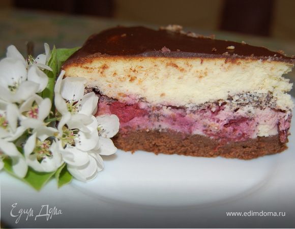 Вишнево-шоколадный сырник