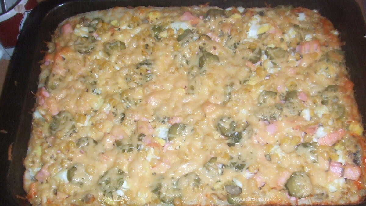 Тесто сырное, для пиццы