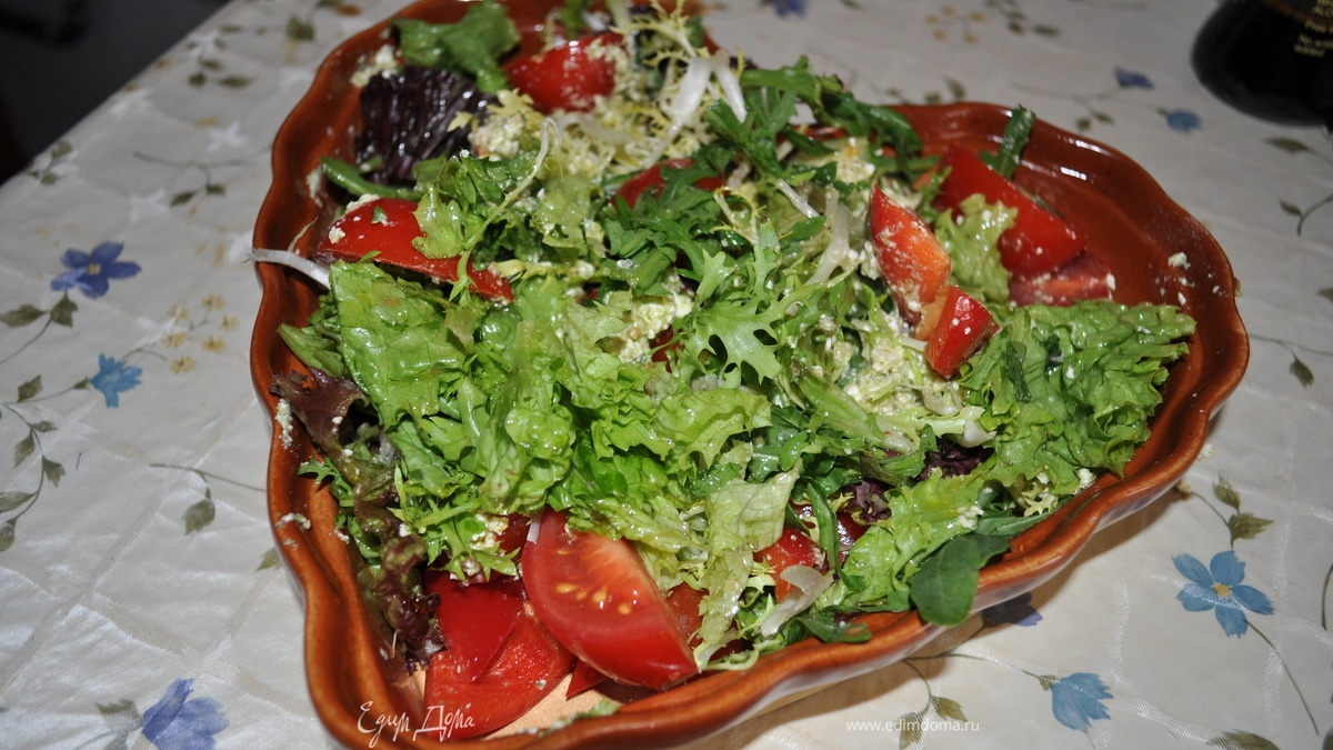  Салат "Забыли купить фету"