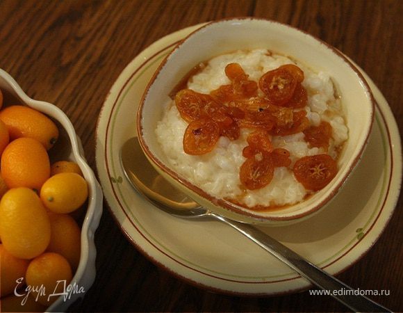 Рисовая каша с карамелизированным кумкватом