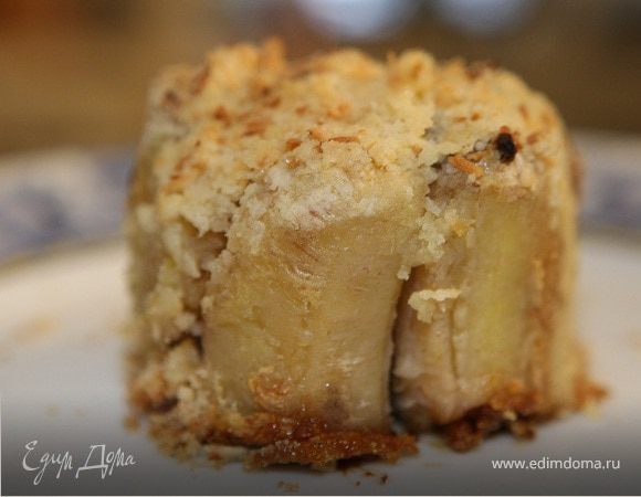 Карамелизированные бананы под хрустящим тестом 