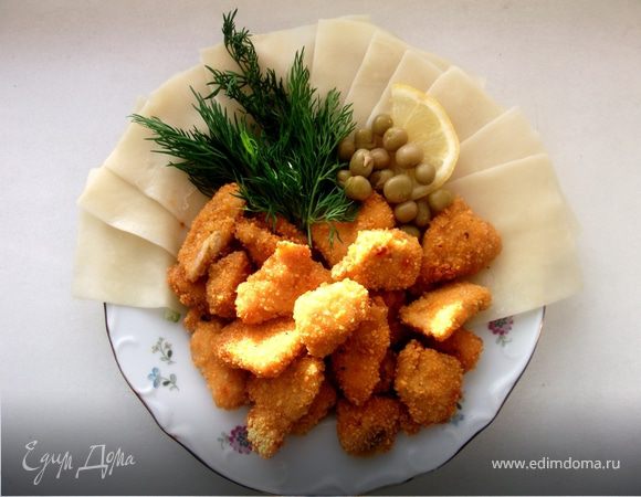 Паста с хрустящей курочкой 