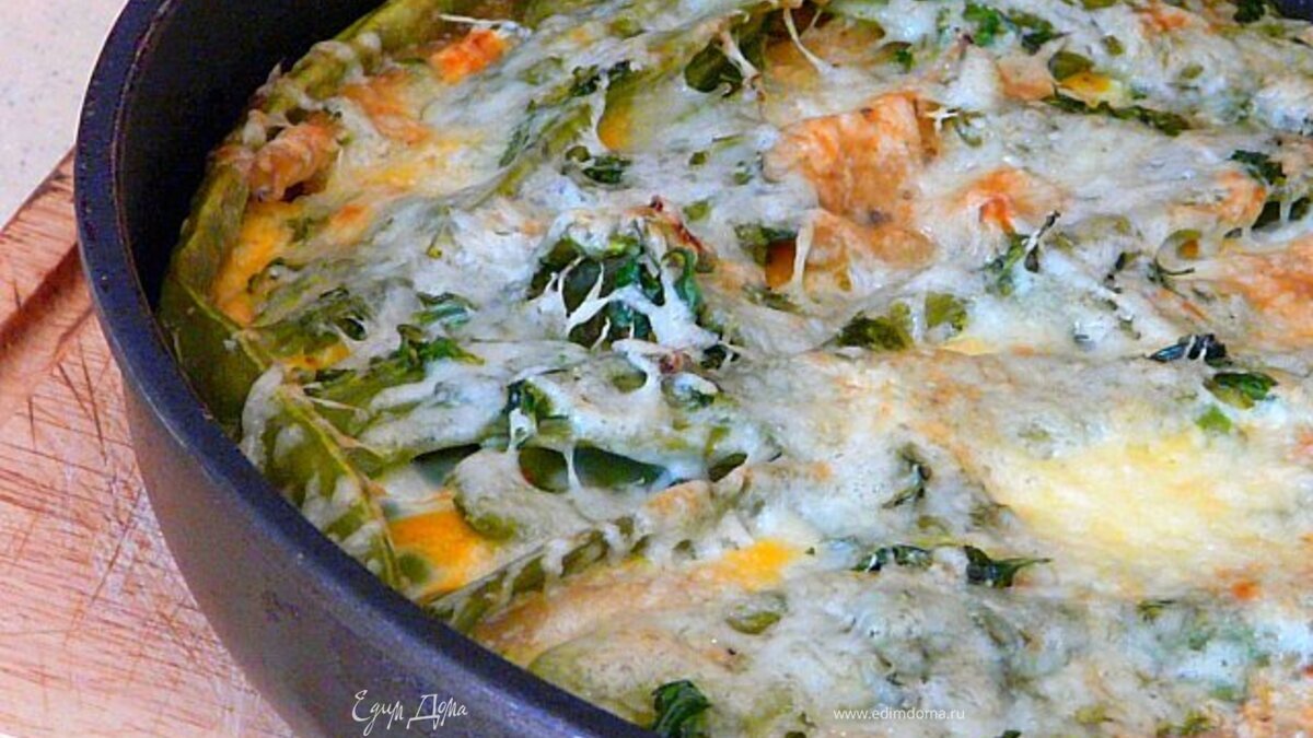 Фриттата со стручковой фасолью и пеннетте