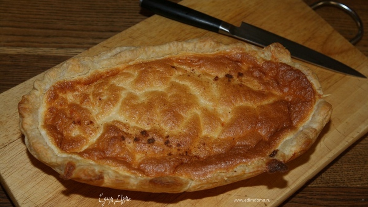 Сырный пирог с мускатным орехом