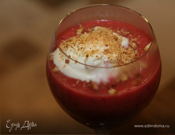 Сливовый коктейль с мороженым