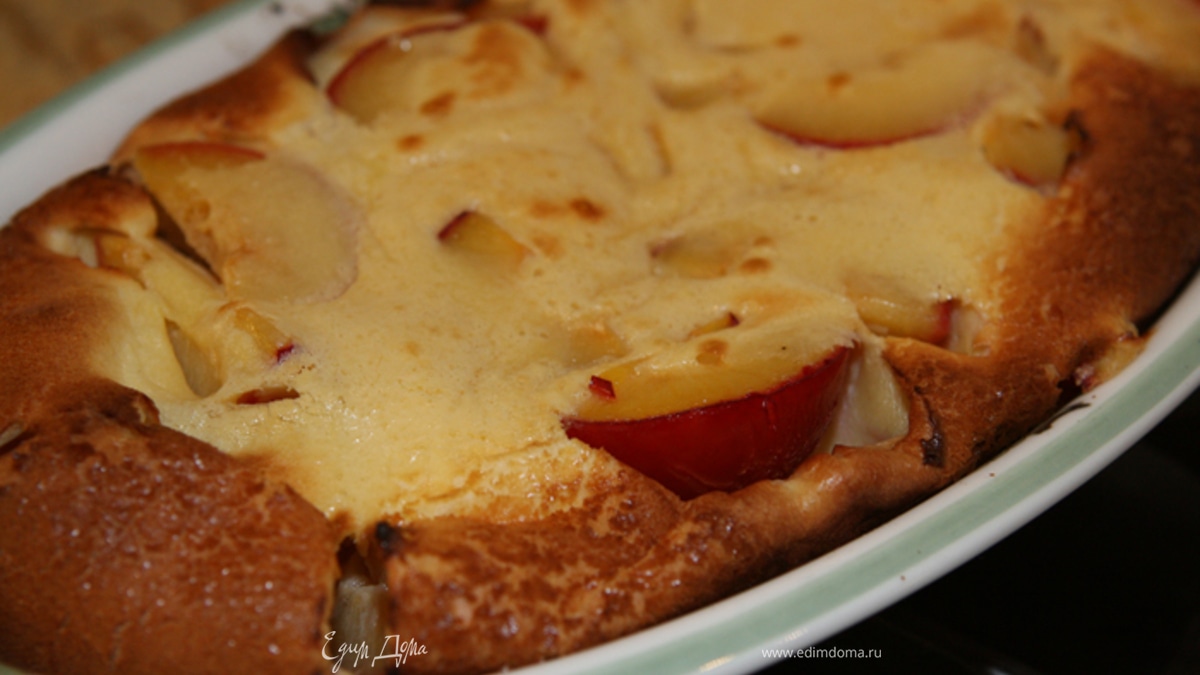 Клафути со сливами