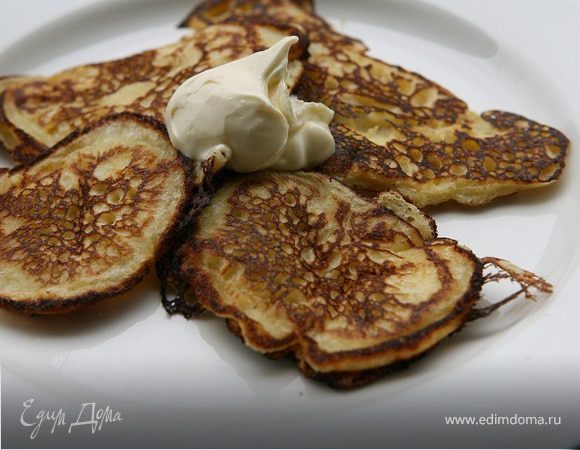 Лимонные блинчики на сметане Лимонные блинчики на сметане