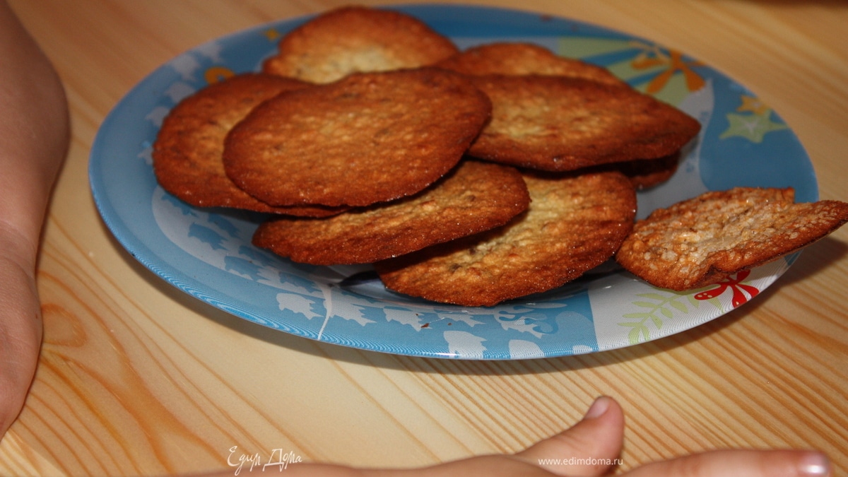 Хрустящее орехово-овсяное печенье