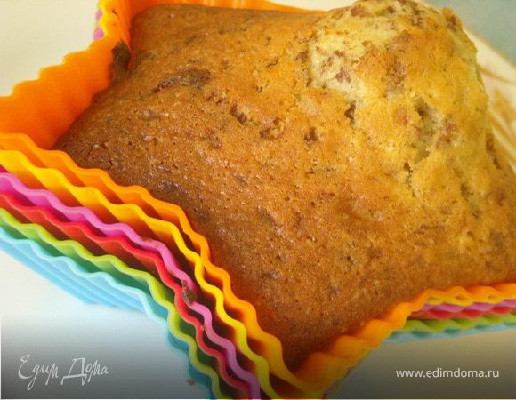 Кексы с бананом и шоколадом