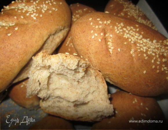 Ржаные булочки, ароматные.