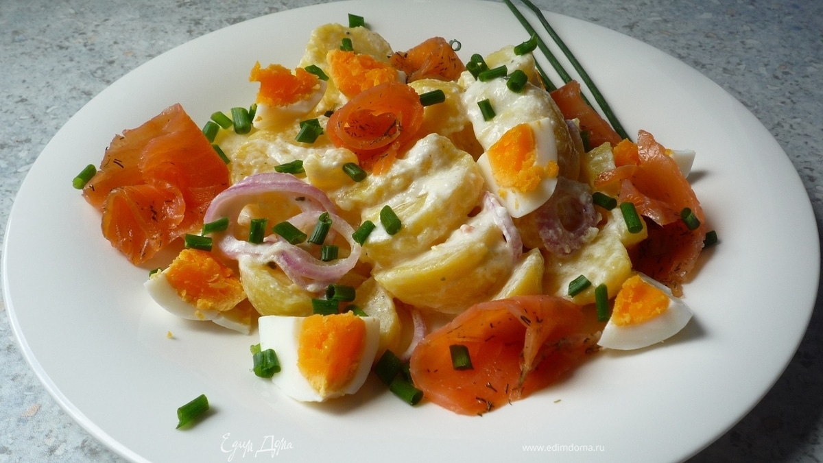 Питательный яичный салат