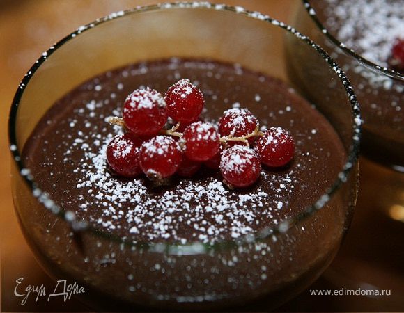 Шоколадно-мятный крем-мусс