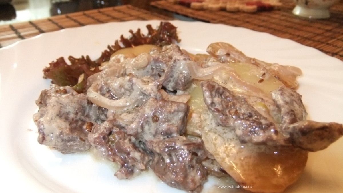 Баранина с картофелем в фольге