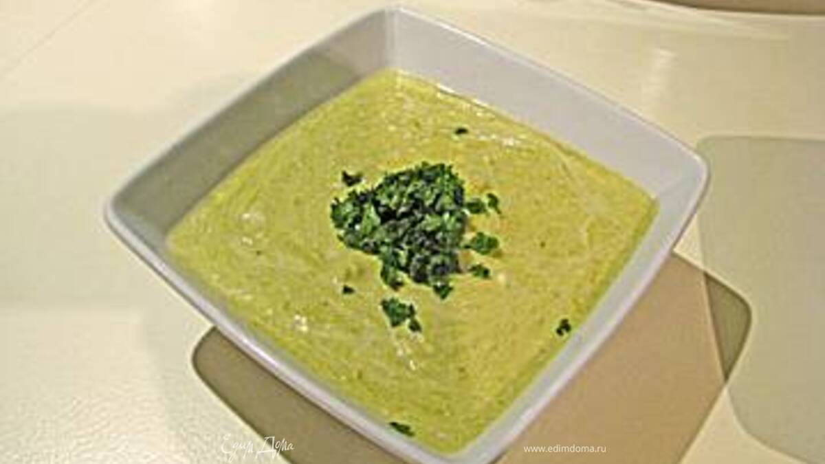 Зелёненький-полезненький супчик из спаржи.