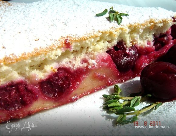 Вишнёвый клафути