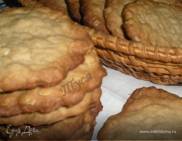 Овсяное печенье на темном пиве