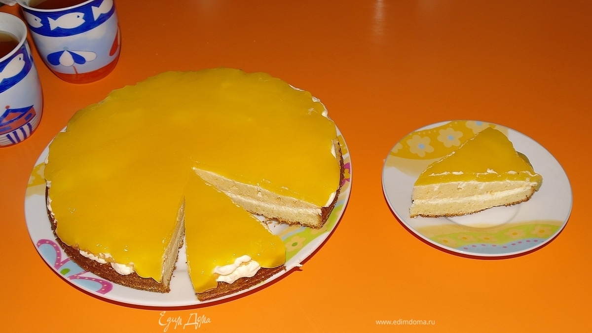 Торт "Блондинистый апельсин"