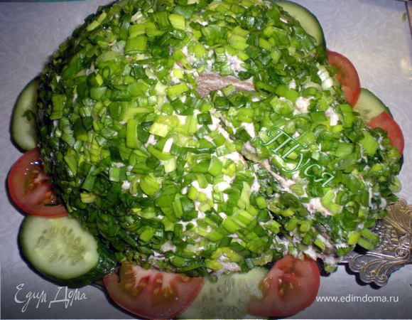 Бутербродный торт с сельдью