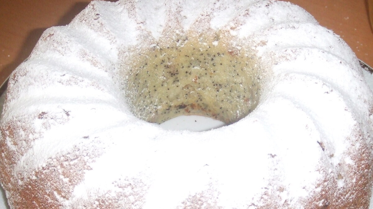 Кекс маковый с изюминкой