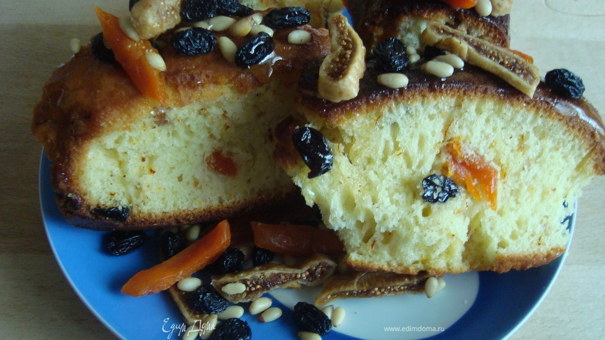 Арабский пирог с шафраном