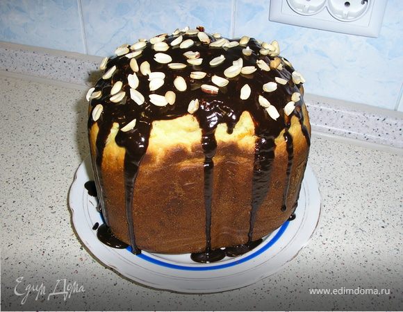 Пирог творожный с курагой