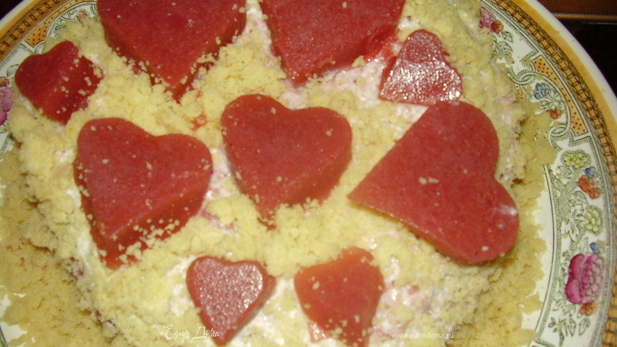 Торт "Для моих любимых сердец!"