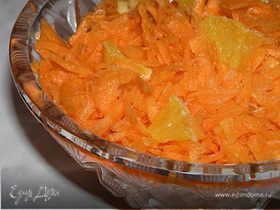 Салат из моркови с апельсинами по-мароккански