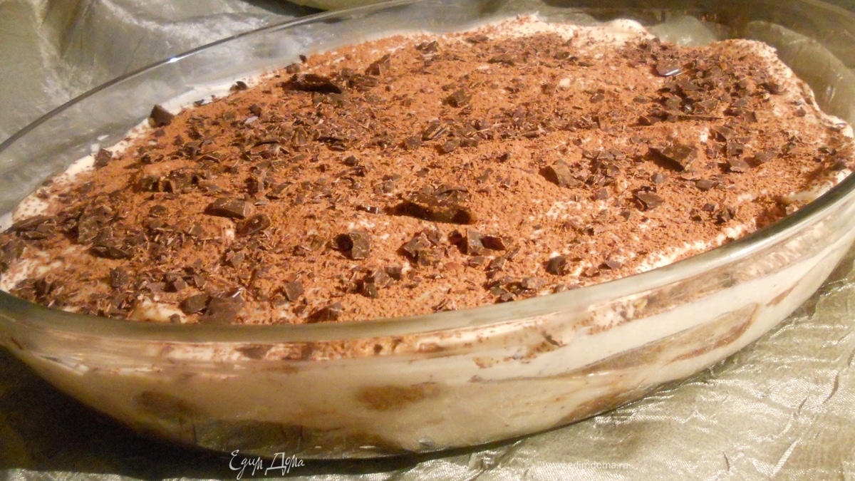 Шоколадно-мятный тирамису