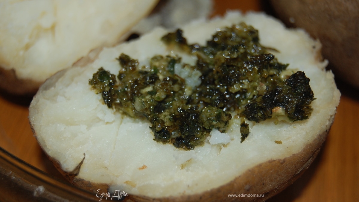 картофель с весенними мятными нотками