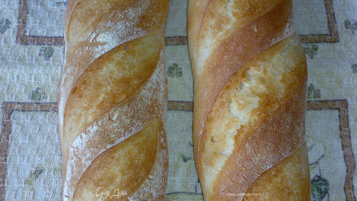 Багеты на тесте холодного брожения