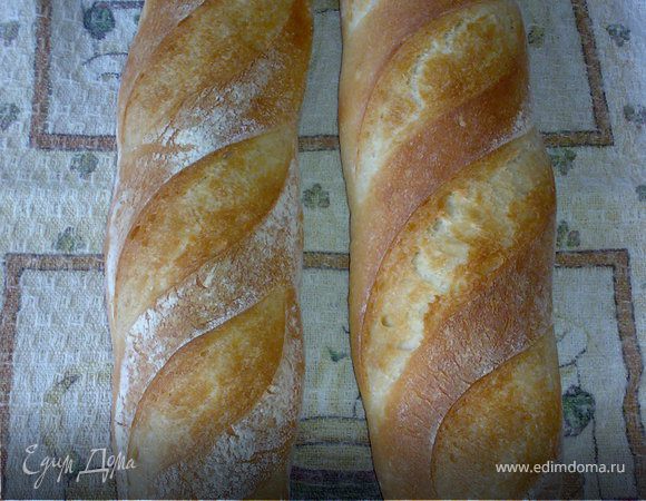 Багеты на тесте холодного брожения Багеты на тесте холодного брожения