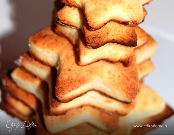 Творожные коржички-звездочки. Творожные коржички-звездочки.