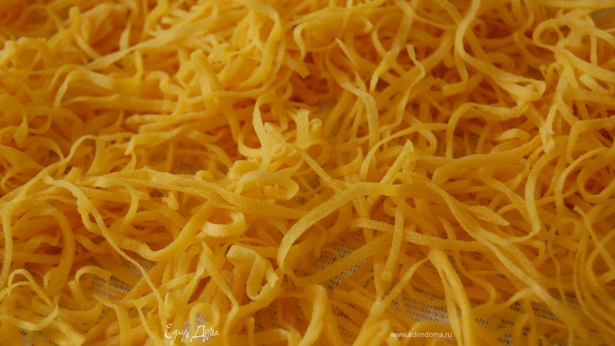 Домашняя яичная лапша