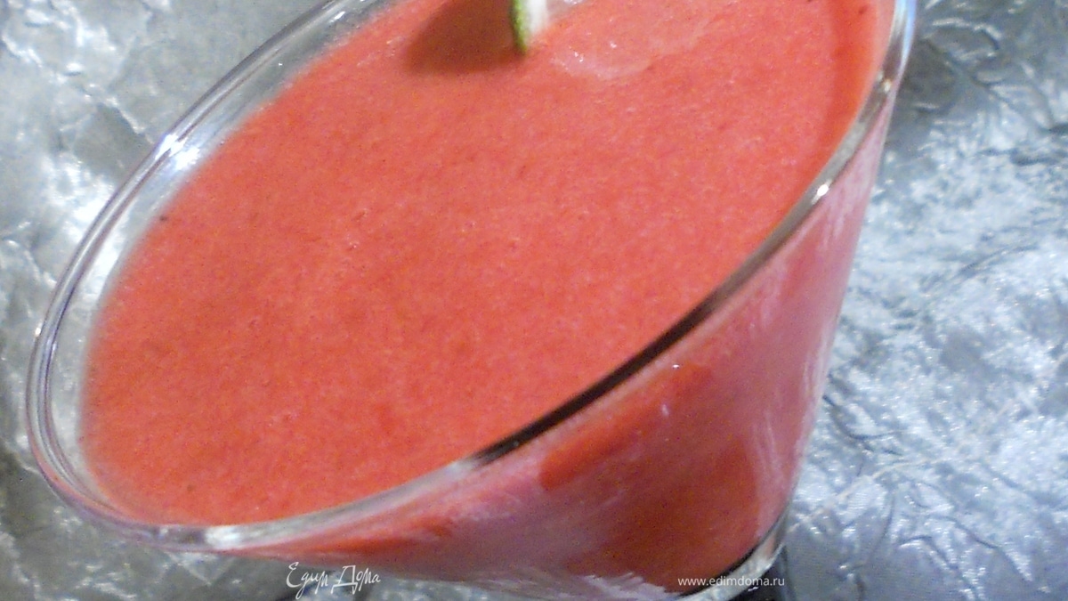 Клубнично-малиновый дайкири