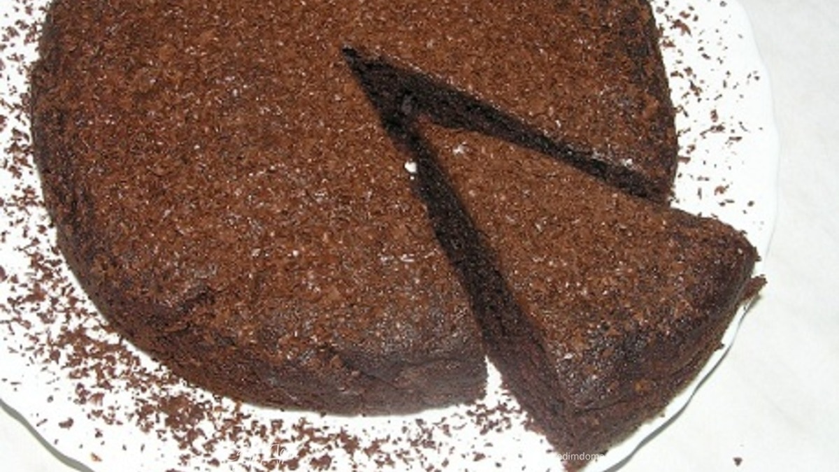 Шоколадный кекс с кабачками