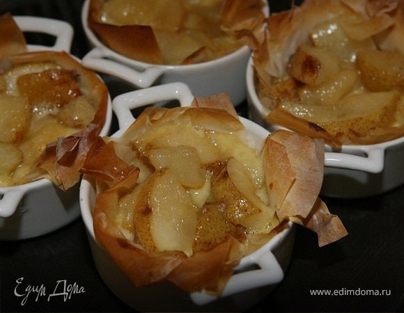 Груши, запеченные в сливках 