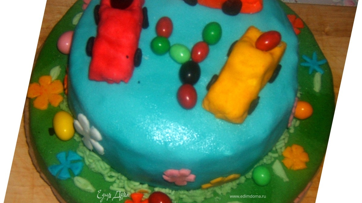 Веселый тортик для сынишки)))