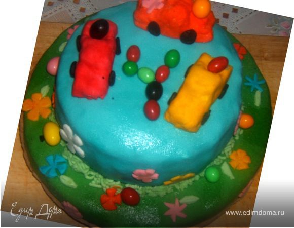 Веселый тортик для сынишки)))