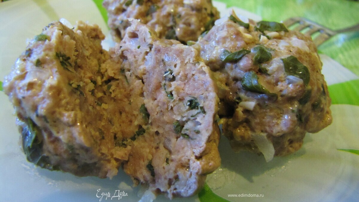 Котлеты с зеленью