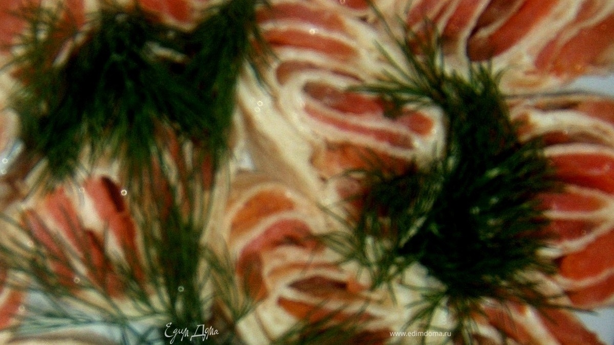 Рулетики с семгой