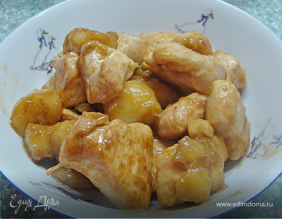 Курица с бананами Курица с бананами