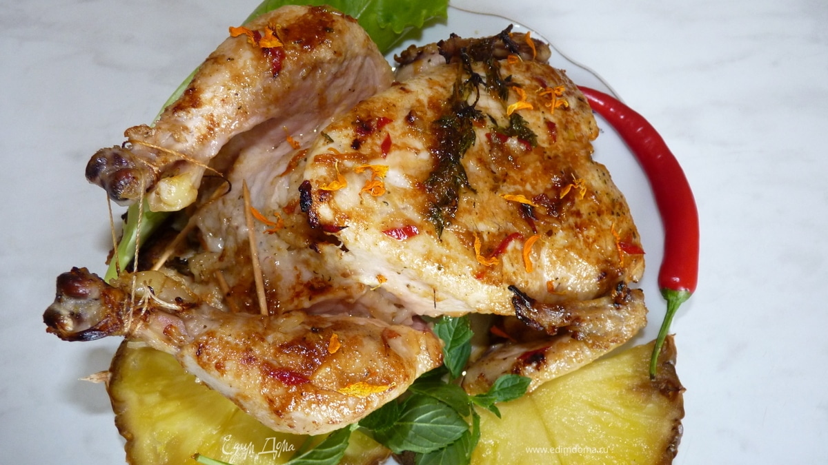 Фаршированная курица