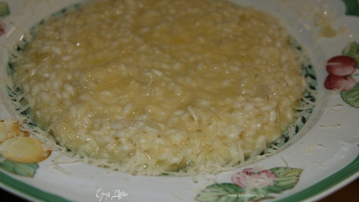 Ризотто с шампанским