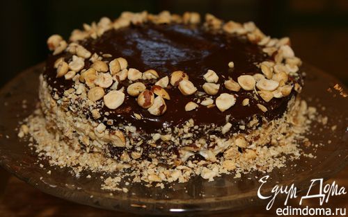 Рецепт Шоколадный новогодний торт из Пьемонта