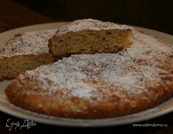 Апельсиновая коврижка с кедровыми орешками