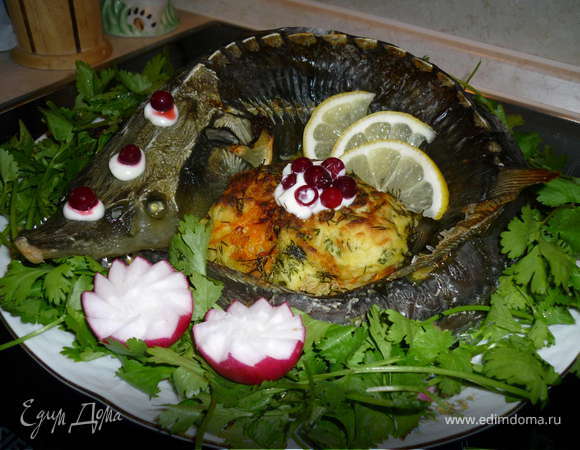 Осетр фаршированный