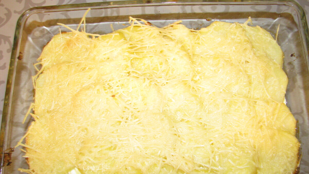 Картофельная запеканка с сыром